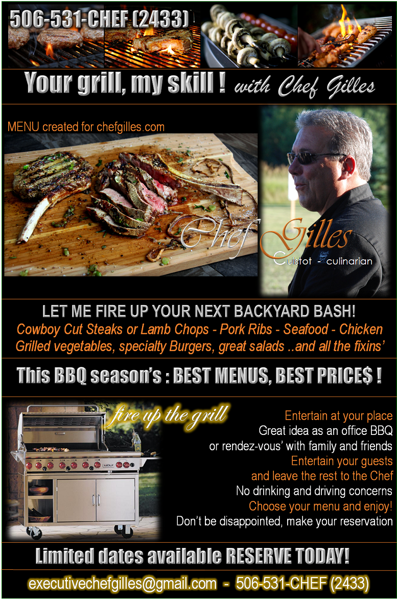 2020 CHEF GILLES BBQ POSTER
